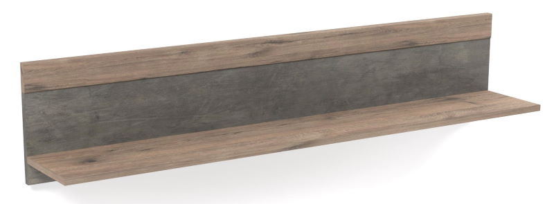 Фото Полка навесная Денвер Д-7 от производителя СБК в Ялте по цене 3&nbsp;120 ₽