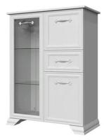 Тумба Грация (бар) (белый, белый  (Браво-мебель) ) в Ялте от производителя 