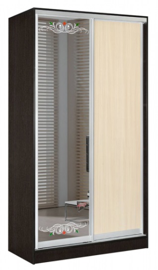 Фото Шкаф-купе Оскар 1.7 (1,2х0,6х2,3 - 2 двери) от производителя Мебель Маркет в Ялте по цене 42 120 ₽