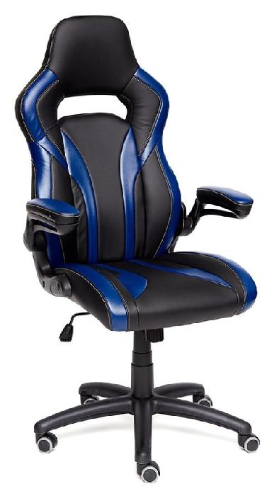 Кресло геймерское Рокет (Rocket) (Материал обивки: кожзам, цвет обивки: черный-темно-синий (Tetchair) ) Кресло геймерское Рокет (Rocket) (Материал обивки: кожзам, цвет обивки: черный-темно-синий (Tetchair) )