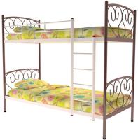 Фото  кровать двухъярусная злата (см 80х200) трубка металл производитель Милсон