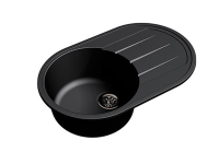 Мойка Ewigstein elegant 50F (ГР 762х480хh200) (шир.ящ.min 500) (Цвет мойки черный) в Ялте от производителя 