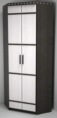 Фото Шкаф Ольга-13 (80) угловой  от производителя Фант-мебель в Ялте по цене 12&nbsp;040 ₽