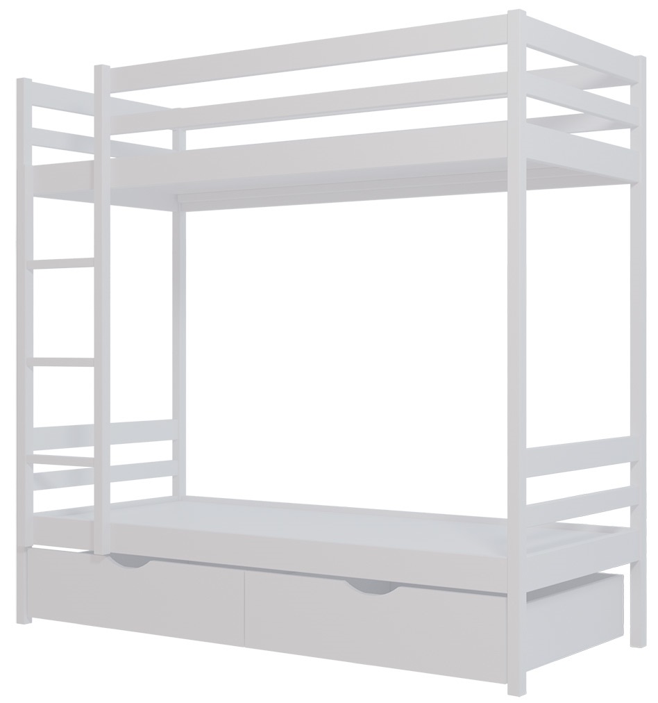 Фото Кровать двухъярусная №1 (СМ 80х190) с основанием от производителя Фант-мебель в Ялте по цене 28 620 ₽