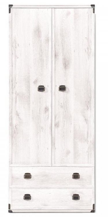 Фото Шкаф Индиана JSZFN2D2S (80) двухдверный (с полками) от производителя Black Red White (БРВ) в Ялте по цене 28&nbsp;400 ₽