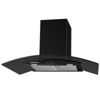 Вытяжка купольная Ancona plus (C) 90 (900х500хh500(980)) (Материал Металл/Стекло , Цвет Черный/Черный) в Ялте от производителя 