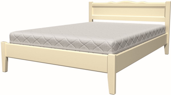 Фото Кровать двуспальная Карина-7 (СМ 140х200) без основания с универсальными царгами от производителя Браво-мебель в Ялте по цене 14 520 ₽