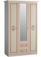 Шкаф Алиса (129) трехдверный с ящиками  (дуб саттер, крем,(Мебельсон)) в Ялте от производителя в интернет магазине Планета Комфорта Шкаф Алиса (129) трехдверный с ящиками  (дуб саттер, крем,(Мебельсон)) в Ялте от производителя