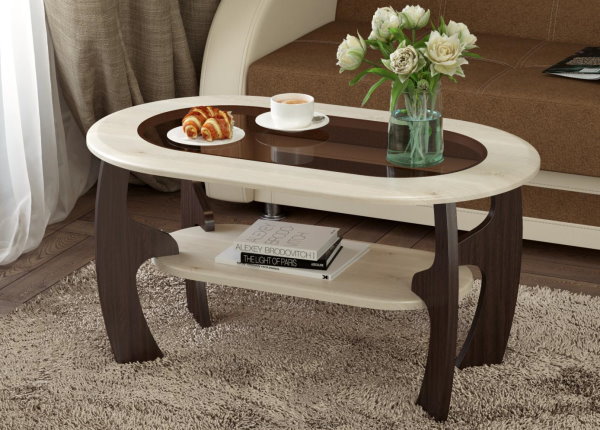 Фото Стол журнальный Маджеста-2 от производителя Олмеко в Ялте по цене 6 650 ₽