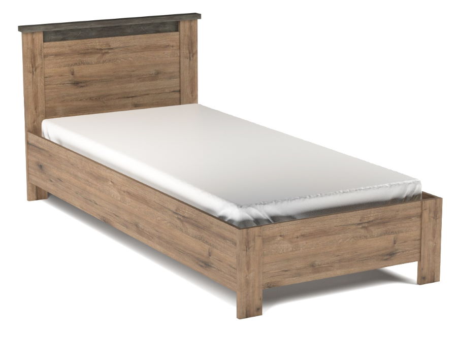 Фото Кровать односпальная Денвер (СМ 90х200) без основания от производителя СБК в Ялте по цене 10 560 ₽