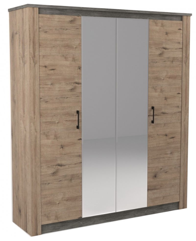 Фото Шкаф Денвер (192) четырехдверный от производителя СБК в Ялте по цене 46&nbsp;000 ₽