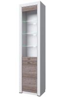 Фото kollektsiya-mebeli-olivia-anreks шкаф-витрина 1v1d оливия (olivia) производитель Анрэкс