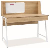 Стол компьютерный Signal B 195 (металл, мдф-дуб,  белый (Signal) ) в Ялте от производителя 