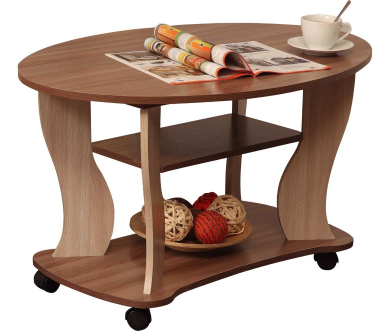 Фото Стол журнальный Сатурн-М05  в Ялте по цене 4 050 ₽ от производителя Олмеко, код товара 2000001252765, 2000001252772, 2000001252789 шт Фото Стол журнальный Сатурн-М05  от производителя Олмеко в Ялте по цене 4 050 ₽