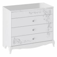 Комод Аврора ТД-268.04.01  (белый глянец (ТриЯ) ) в Ялте от производителя 