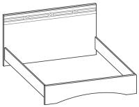 Фото dvuspalnye-krovati кровать двуспальная вега-10 (см 160х200) без основания производитель Ставрополь Мебель