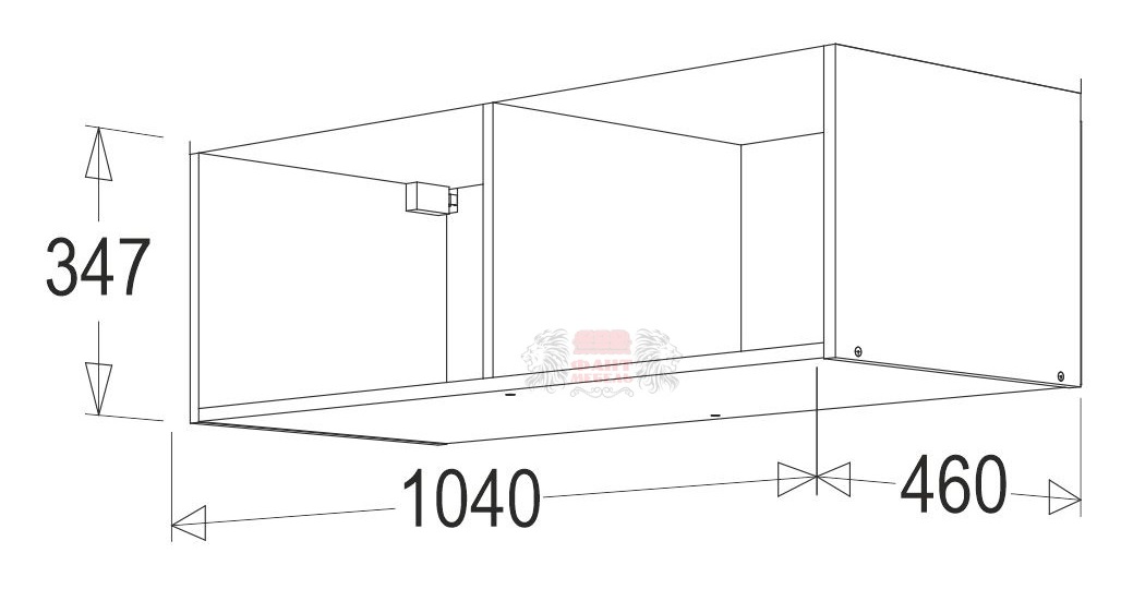 Фото Секция навесная Александра 23 (ЛДСП) от производителя Фант-мебель в Ялте по цене 3 360 ₽
