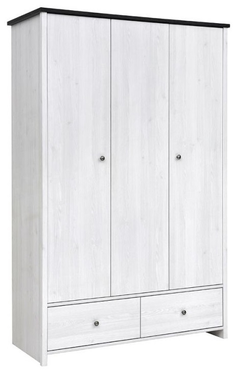 Фото Шкаф Порто SZF3D2S (129) трехдверный от производителя Black Red White (БРВ) в Ялте по цене 30 340 ₽