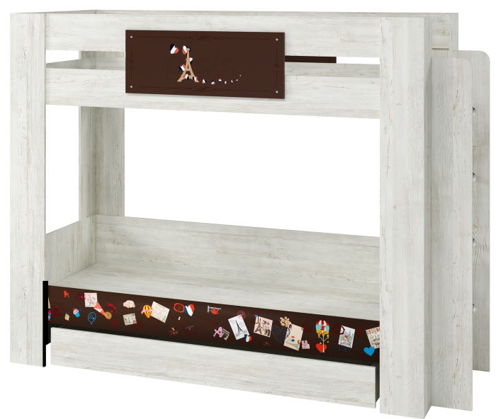 Фото Кровать двухярусная Поло (СМ 80х200) с настилом от производителя Регина в Ялте по цене 21 520 ₽