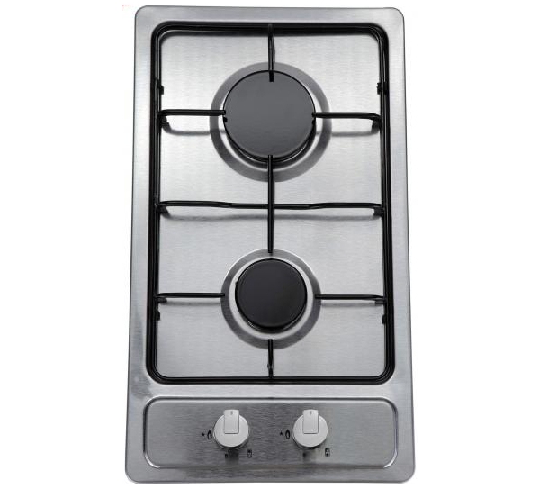 Фото Варочная поверхность газовая 2-х конф. VENTOLUX HG320 EES INOX 2 (600х520хh43) от производителя  в Ялте по цене 9 050 ₽