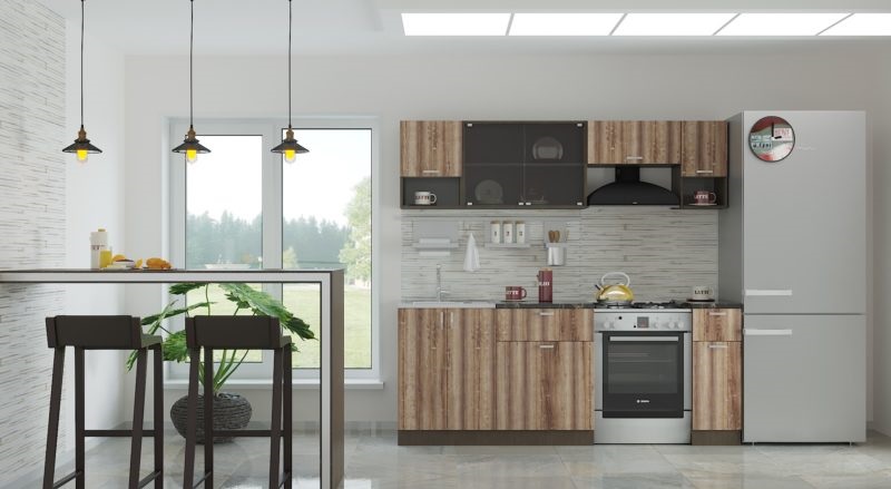 Фото Кухня Зара (2,1) от производителя Интерьер-центр в Ялте по цене 12 600 ₽