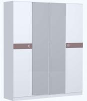 Шкаф для одежды Саманта СМ11А (дуб седан, дуб седан-кремовый,(Заречье)) в Ялте от производителя 