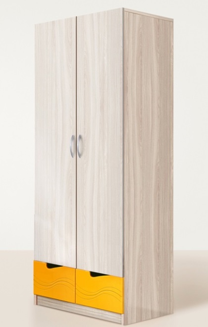 Фото Шкаф Бриз МДФ (90) двухдверный  от производителя Диал в Ялте по цене 9&nbsp;520 ₽