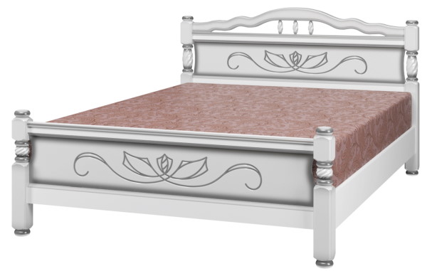 Фото Кровать односпальная Карина-5 (СМ 120х200) без основания с универсальными царгами от производителя Браво-мебель в Ялте по цене 16&nbsp;840 ₽