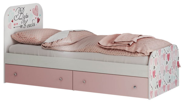 Фото Кровать детская Малибу КР-10 Light (СМ 80х186) с ящиками от производителя БТС  в Ялте по цене 12 740 ₽