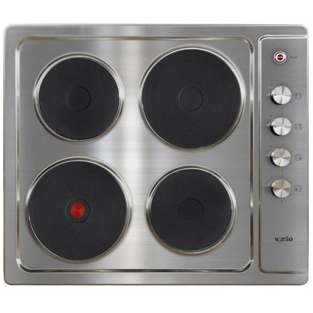 Фото Варочная поверхность электрическая 4-х конф. VENTOLUX HE604 (INOX) 1 (590х510хh30) от производителя  в Ялте по цене 7 870 ₽
