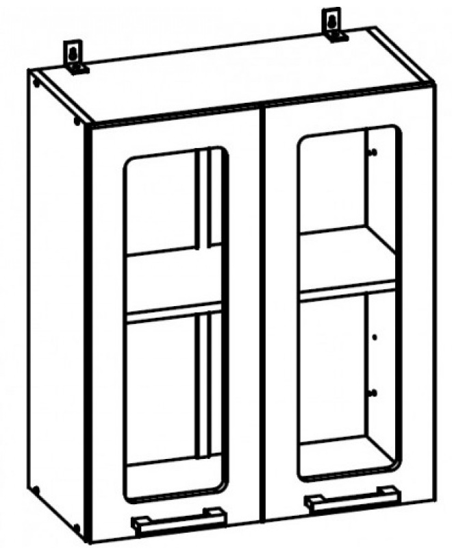 Фото Кухня Волна шкаф навесной Ш700с (72) от производителя SV-мебель в Ялте по цене 6 710 ₽