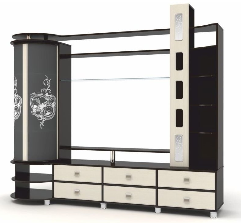 Фото Мини-стенка ТВ Палермо от производителя Браво-мебель в Ялте по цене 34 190 ₽