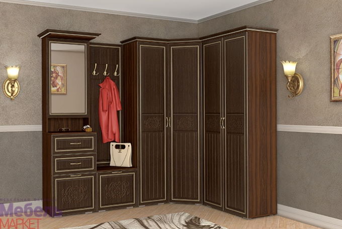 Фото Панель большой вешалки Виктория от производителя Мебель Маркет в Ялте по цене 10 000 ₽