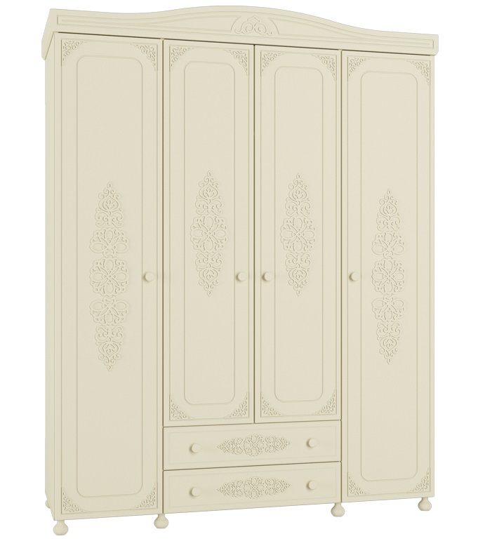 Фото Шкаф Ассоль плюс АС-28 (173) четырехдверный от производителя Компасс в Ялте по цене 71&nbsp;310 ₽