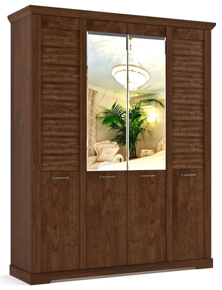 Фото Шкаф Кантри (186) четырехдверный от производителя СБК в Ялте по цене 36&nbsp;180 ₽