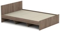 Кровать двуспальная К-14 (СМ 160х200) комплектуется настилом ( 160х200 , ЛДСП , венге , без подъемного мех. , без ящиков , без матраса (Ромис) ) в Ялте от производителя 