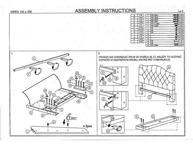 Фото Кровать двуспальная Signal Aspen (СМ 160х200) c ортопедическим основанием от производителя Signal в Ялте по цене 71 600 ₽