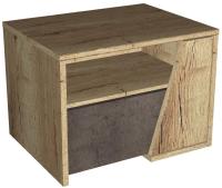 Тумба прикроватная Стреза (дуб галифакс натуральный, дуб галифакс натуральный-бетон чикаго темно-серый (СБК) ) в Ялте от производителя 
