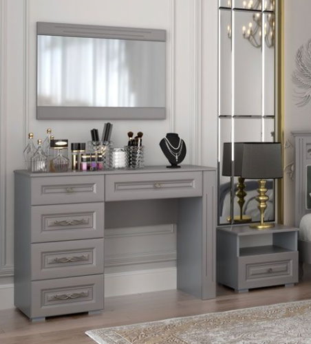 Фото Зеркало настенное Олимп с декоративными планками от производителя Браво-мебель в Ялте по цене 4 420 ₽