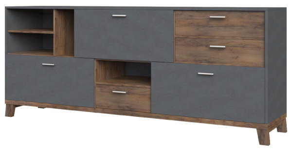 Фото Комод Монтана (3 дв. 3 ящ.) от производителя Браво-мебель в Ялте по цене 25 250 ₽