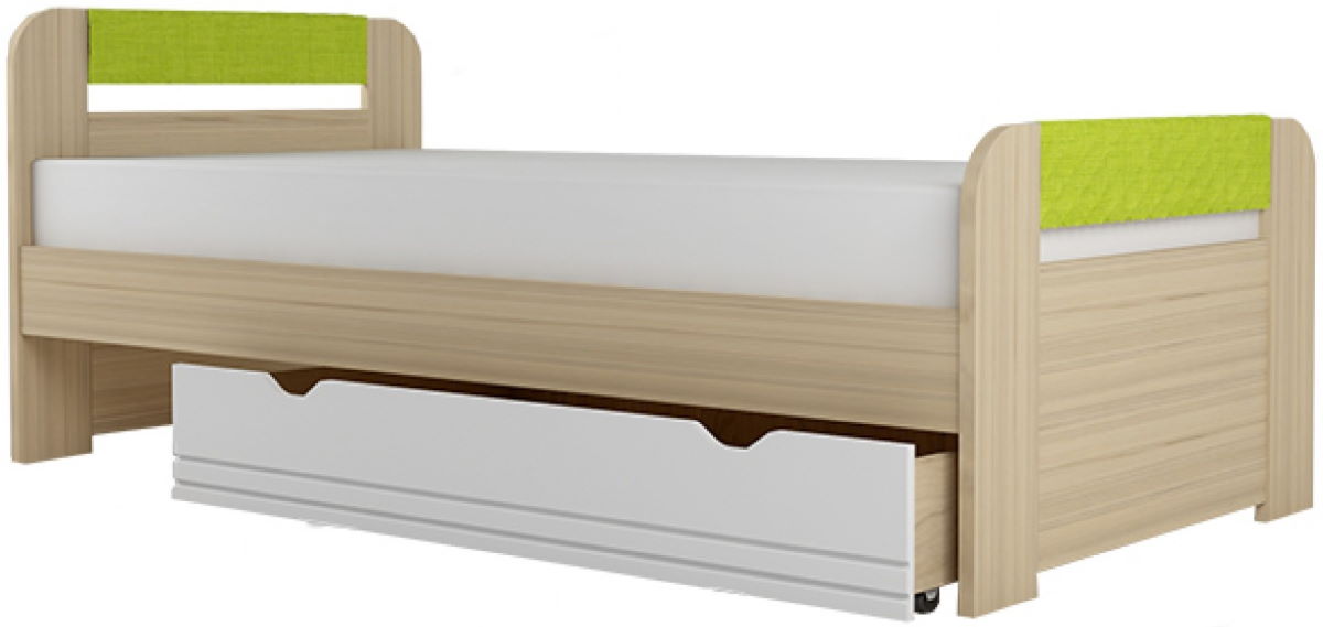 Фото Кровать односпальная Стиль 900.3 (СМ 90х200) с основанием  от производителя Аквилон в Ялте по цене 19&nbsp;840 ₽