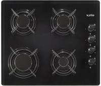 Варочная поверхность газовая 4-х конф. VENTOLUX HG640 - A1 GEE (580х500хh30)  (Материал корпуса Закалёное стекло , Цвет Черный) в Ялте от производителя 