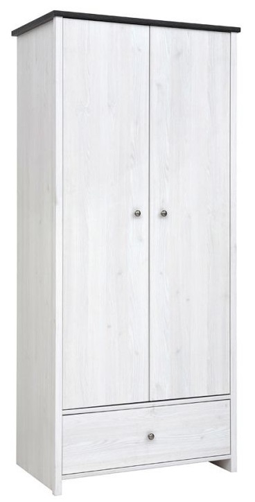 Фото Шкаф Порто SZF2D1S (89) двухдверный от производителя Black Red White (БРВ) в Ялте по цене 20 080 ₽