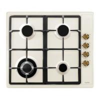 Варочная поверхность газовая 4-х конф. VENTOLUX HG640 L1 CEST (580х500хh43) (Корпус Эмаль , Цвет Черный) в Ялте от производителя 