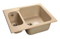 Мойка Granfest GF-S615К (ГР 615х500хh200) (шир.ящ.min 600) (Цвет мойки светло-розовый) в Ялте от производителя 