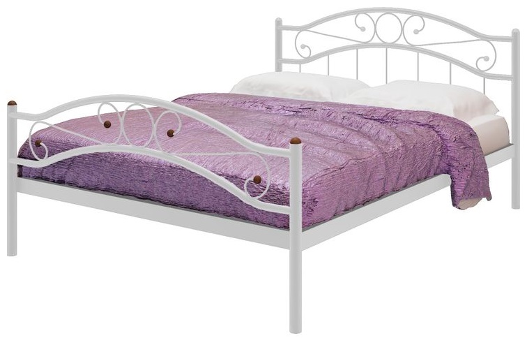 Фото Кровать двуспальная Надежда Plus (СМ 180х200) трубка металл от производителя Милсон в Ялте по цене 15 220 ₽