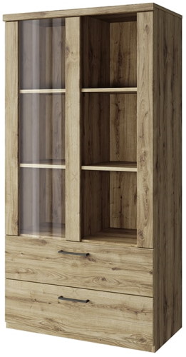 Фото Шкаф с витриной 1V2S3N Дорсет (Doorset) от производителя Анрэкс в Ялте по цене 17 680 ₽