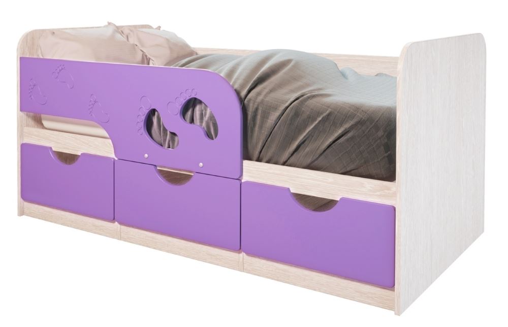 Фото Кровать детская Минима Лего (СМ 80х160) от производителя Мебелони в Ялте по цене 13&nbsp;530 ₽