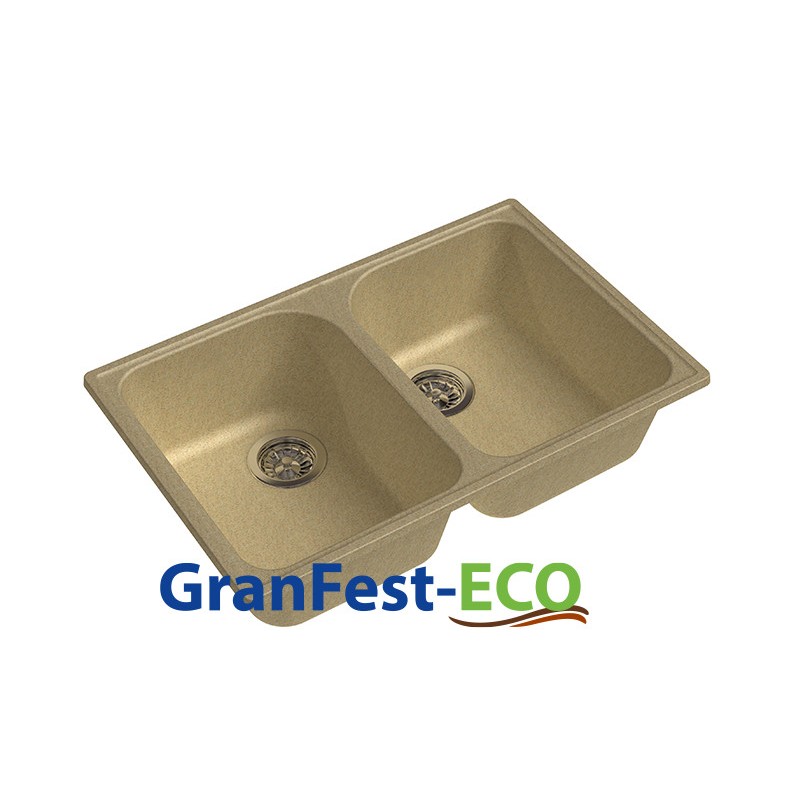 Фото Мойка Granfest eco-15 (ГР 740х480хh200) (шир.ящ.min 720) без сифона от производителя Granfest в Ялте по цене 4 750 ₽