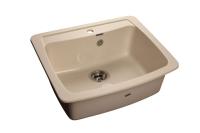 Мойка Granfest GF-S605 (ГР 605х510хh200) (шир.ящ.min 700) (Цвет мойки розовый) в Ялте от производителя 